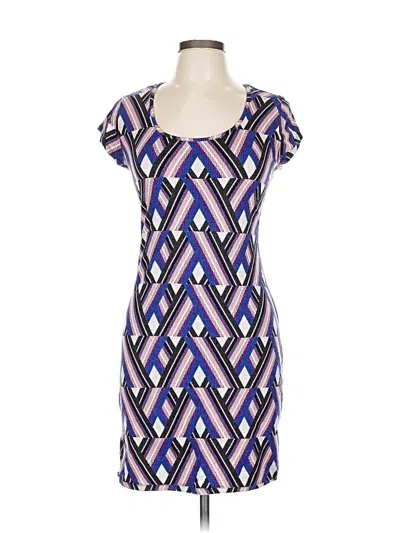 Pre-owned Xhilaration Casual Dress In Purple
