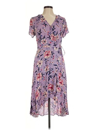 Pre-owned Xhilaration Casual Dress In Purple