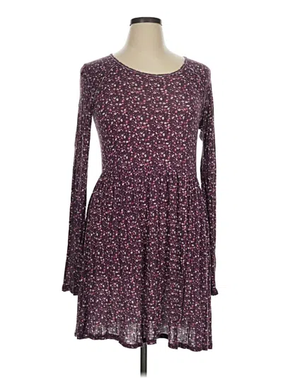 Pre-owned Xhilaration Casual Dress In Purple