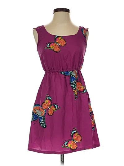 Pre-owned Xhilaration Casual Dress In Purple
