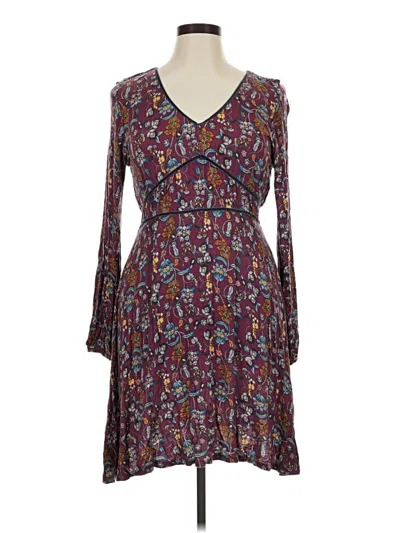 Pre-owned Xhilaration Casual Dress In Purple