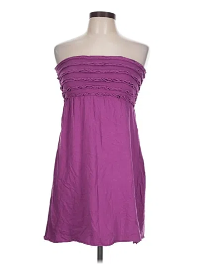Pre-owned Xhilaration Casual Dress In Purple