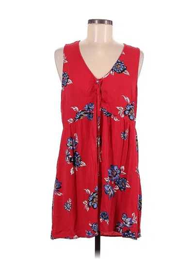 Pre-owned Xhilaration Casual Dress In Red