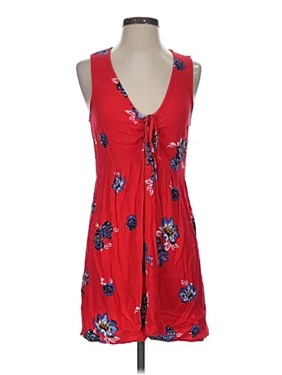 Pre-owned Xhilaration Casual Dress In Red