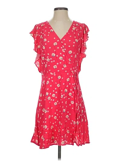Pre-owned Xhilaration Casual Dress In Red