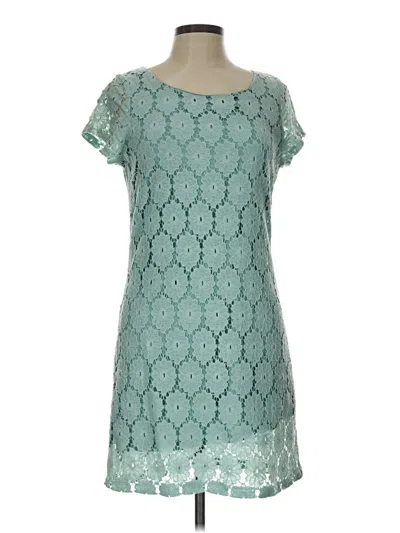 Pre-owned Xhilaration Casual Dress In Teal