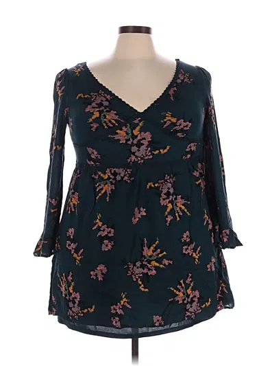Pre-owned Xhilaration Casual Dress In Teal