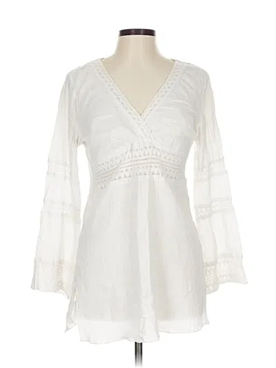 Pre-owned Xhilaration Casual Dress In White