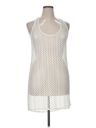 Pre-owned Xhilaration Casual Dress In White