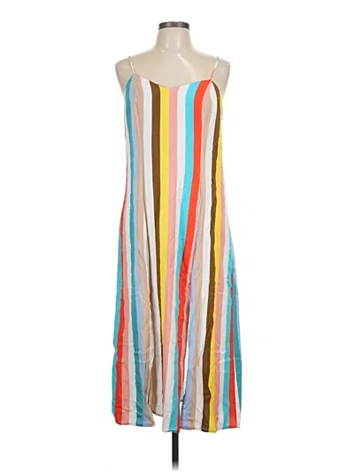 Pre-owned Xhilaration Casual Dress In White