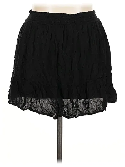 Pre-owned Xhilaration Casual Skirt In Black