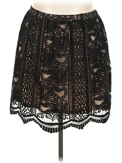 Pre-owned Xhilaration Casual Skirt In Black