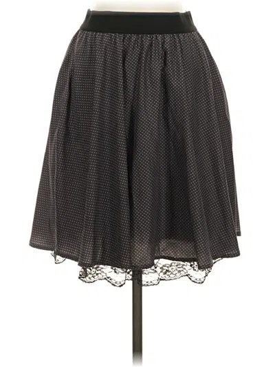 Pre-owned Xhilaration Casual Skirt In Black