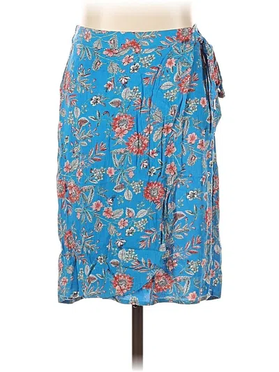Pre-owned Xhilaration Casual Skirt In Blue