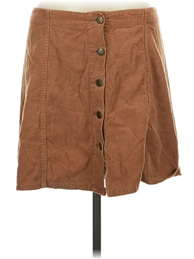 Pre-owned Xhilaration Casual Skirt In Brown
