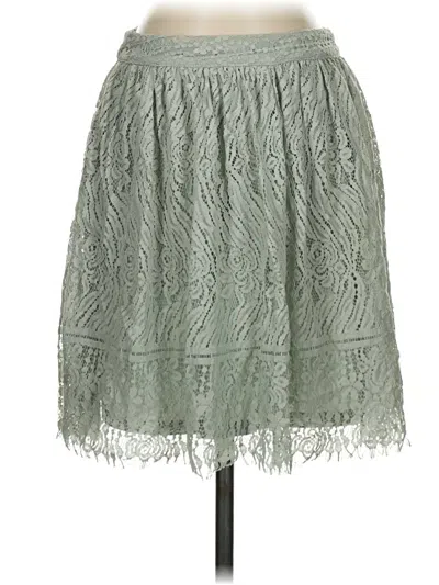 Pre-owned Xhilaration Casual Skirt In Green