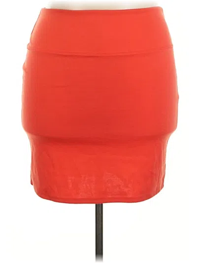 Pre-owned Xhilaration Casual Skirt In Orange