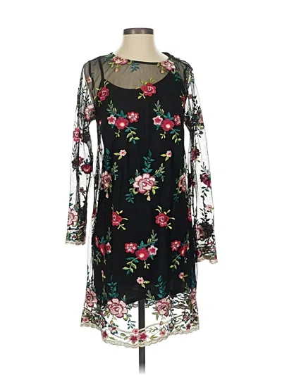 Pre-owned Xhilaration Cocktail Dress In Black