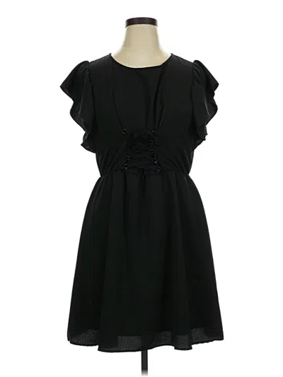 Pre-owned Xhilaration Cocktail Dress In Black