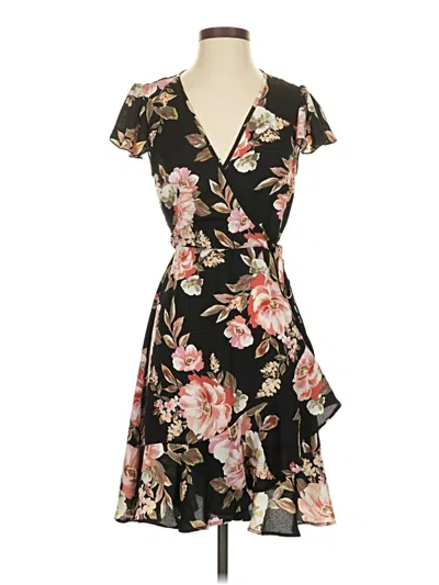 Pre-owned Xhilaration Cocktail Dress In Black