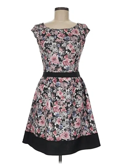 Pre-owned Xhilaration Cocktail Dress In Black
