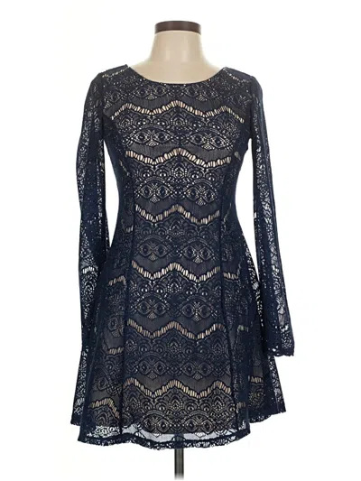 Pre-owned Xhilaration Cocktail Dress In Blue