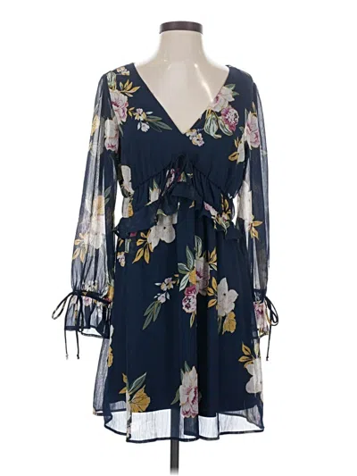 Pre-owned Xhilaration Cocktail Dress In Blue