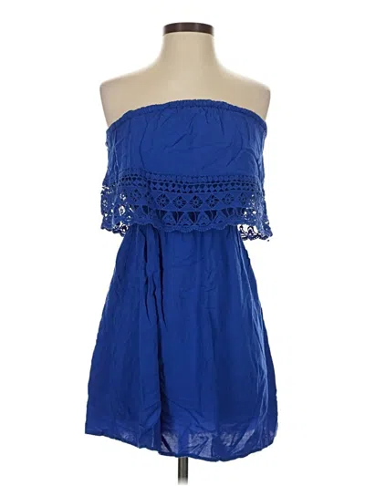 Pre-owned Xhilaration Cocktail Dress In Blue
