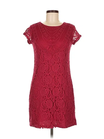 Pre-owned Xhilaration Cocktail Dress In Burgundy