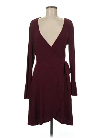 Pre-owned Xhilaration Cocktail Dress In Burgundy