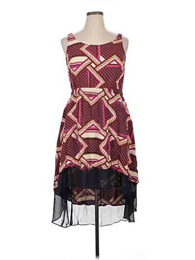 Pre-owned Xhilaration Cocktail Dress In Burgundy