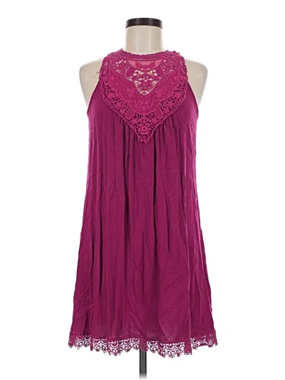 Pre-owned Xhilaration Cocktail Dress In Burgundy
