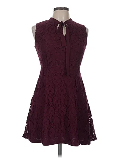 Pre-owned Xhilaration Cocktail Dress In Burgundy
