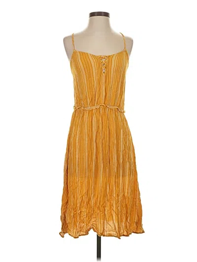 Pre-owned Xhilaration Cocktail Dress In Gold
