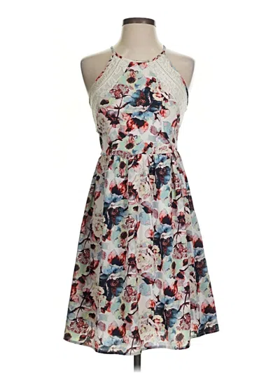 Pre-owned Xhilaration Cocktail Dress In Gray