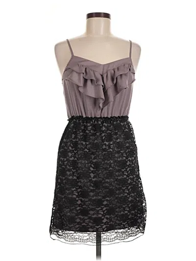 Pre-owned Xhilaration Cocktail Dress In Gray