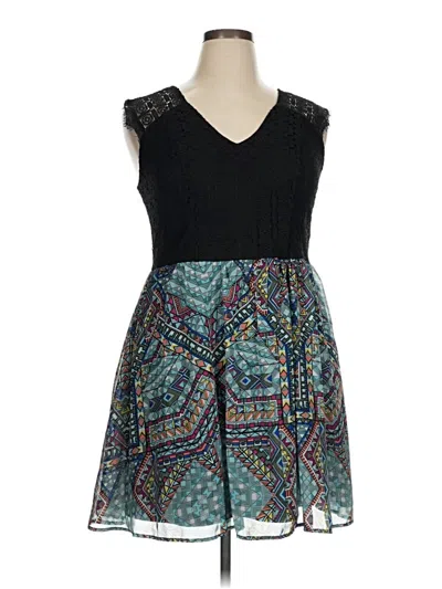 Pre-owned Xhilaration Cocktail Dress In Teal
