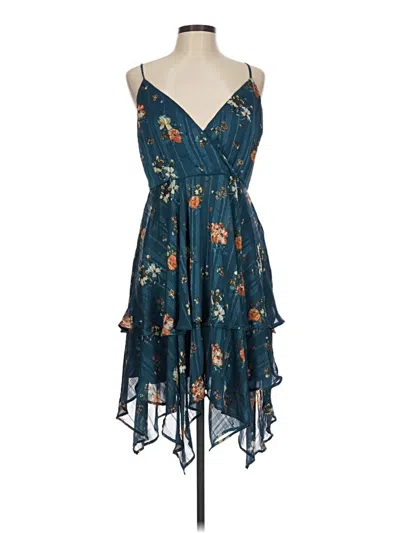 Pre-owned Xhilaration Cocktail Dress In Teal