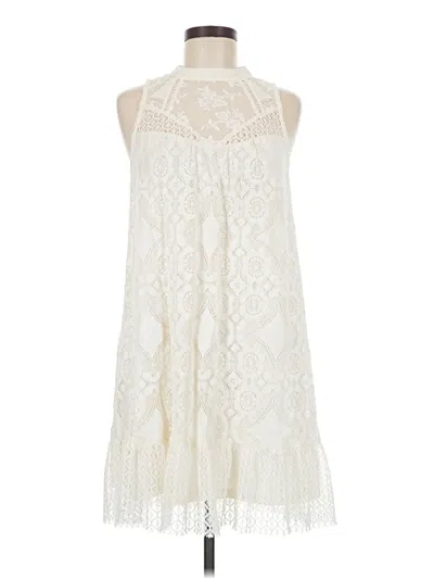 Pre-owned Xhilaration Cocktail Dress In White