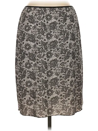 Pre-owned Xhilaration Formal Skirt In Gray