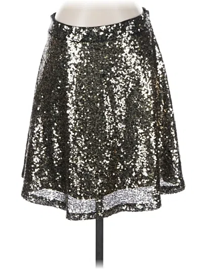Pre-owned Xhilaration Formal Skirt In Silver