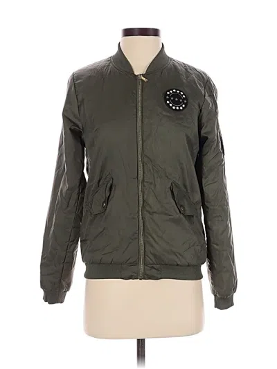 Pre-owned Xhilaration Jacket In Green