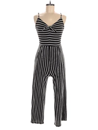 Pre-owned Xhilaration Jumpsuit In Black
