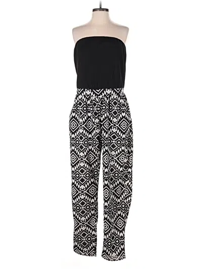 Pre-owned Xhilaration Jumpsuit In Black