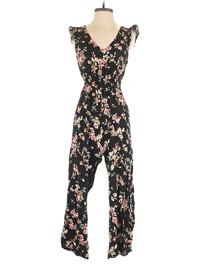Pre-owned Xhilaration Jumpsuit In Black