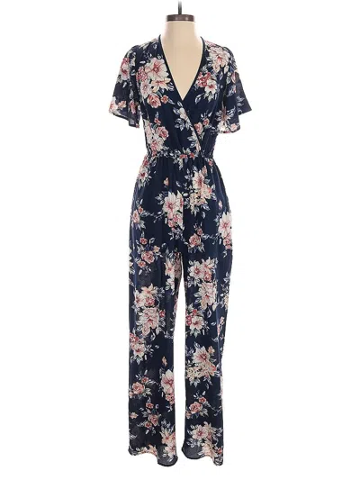 Pre-owned Xhilaration Jumpsuit In Blue