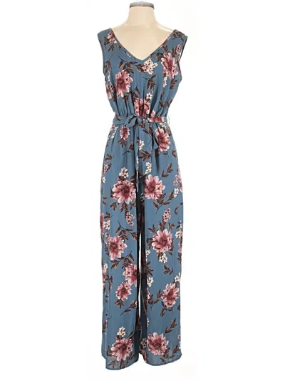 Pre-owned Xhilaration Jumpsuit In Blue