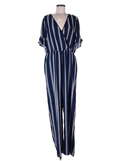 Pre-owned Xhilaration Jumpsuit In Blue