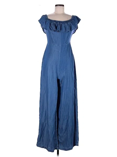 Pre-owned Xhilaration Jumpsuit In Blue