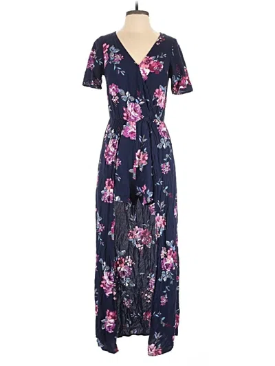 Pre-owned Xhilaration Jumpsuit In Blue